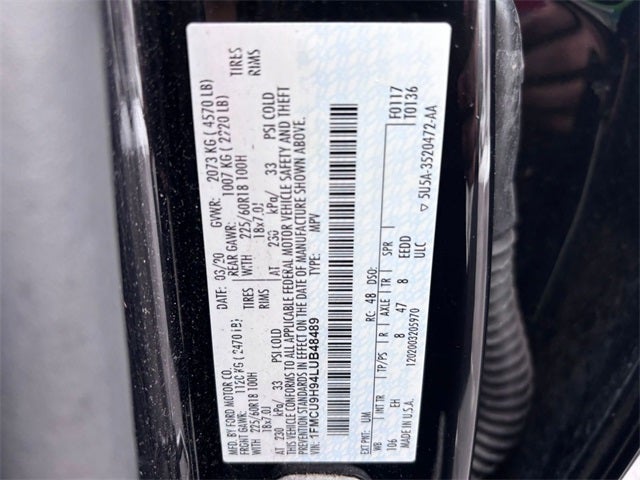 2020 Ford Escape SEL