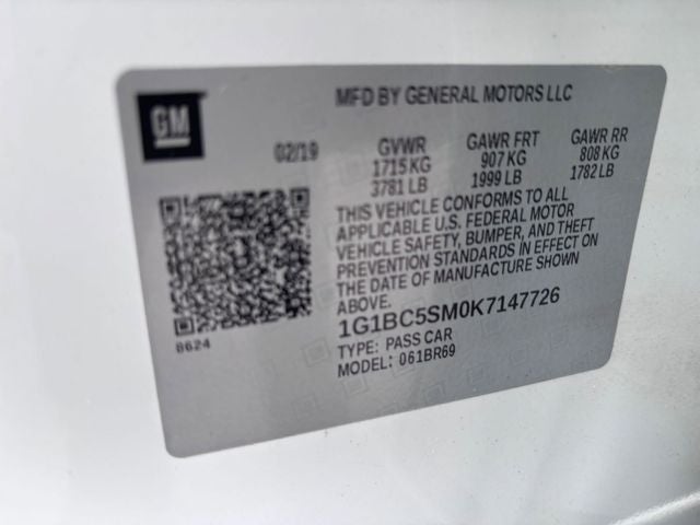 2019 Chevrolet Cruze LS