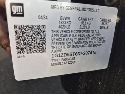 2024 Chevrolet Malibu FWD 1LT