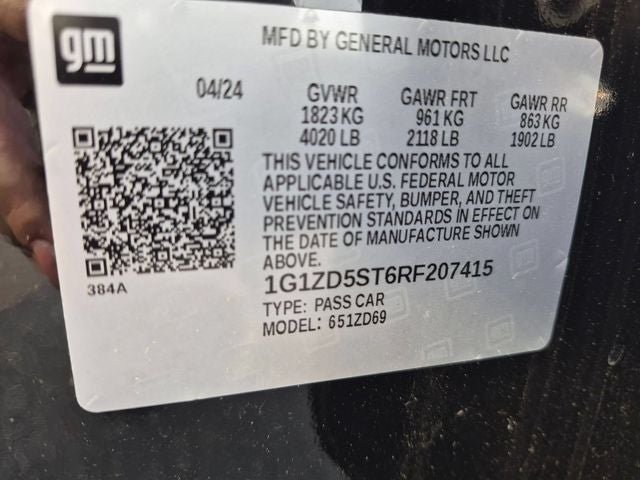 2024 Chevrolet Malibu FWD 1LT