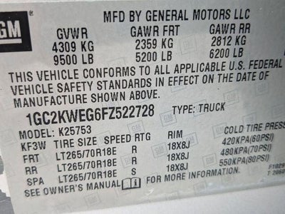 2015 Chevrolet Silverado 2500HD LTZ