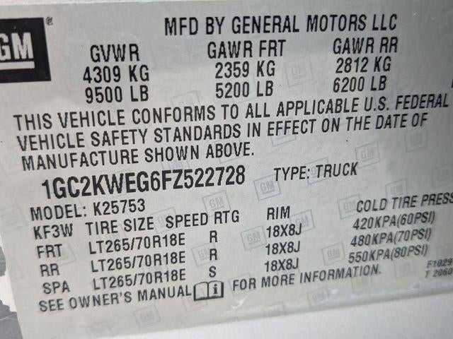 2015 Chevrolet Silverado 2500HD LTZ