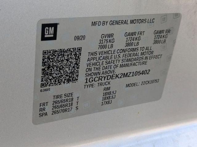 2021 Chevrolet Silverado 1500 4WD Double Cab Standard Bed LT