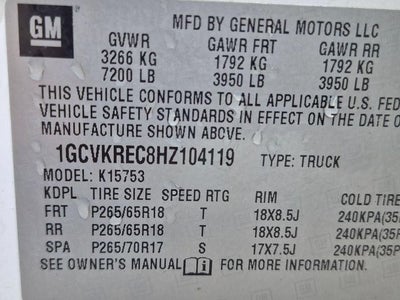 2017 Chevrolet Silverado 1500 LT