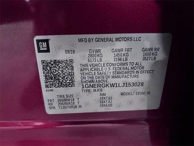 2020 Chevrolet Traverse FWD LT Cloth