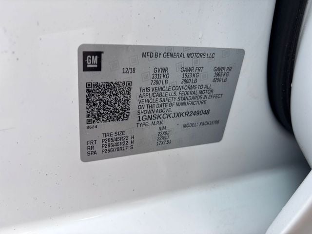 2019 Chevrolet Tahoe Premier