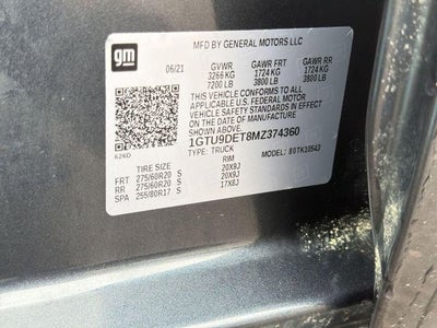 2021 GMC Sierra 1500 4WD Crew Cab Short Box SLT