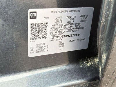 2021 GMC Sierra 1500 4WD Crew Cab Short Box SLT