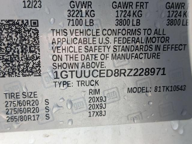 2024 GMC Sierra 1500 4WD Crew Cab Short Box Elevation with 3SB