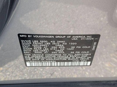 2024 Volkswagen Atlas 2.0T SEL Premium R-Line