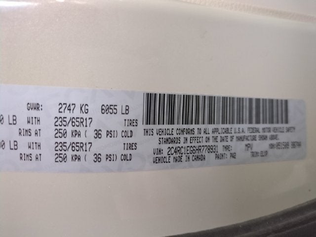 2017 Chrysler Pacifica Touring-L Plus