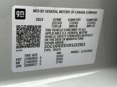 2024 Chevrolet Silverado 1500 4WD Crew Cab Short Bed RST