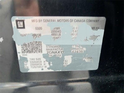 2020 Chevrolet Equinox AWD Premier 2.0L Turbo