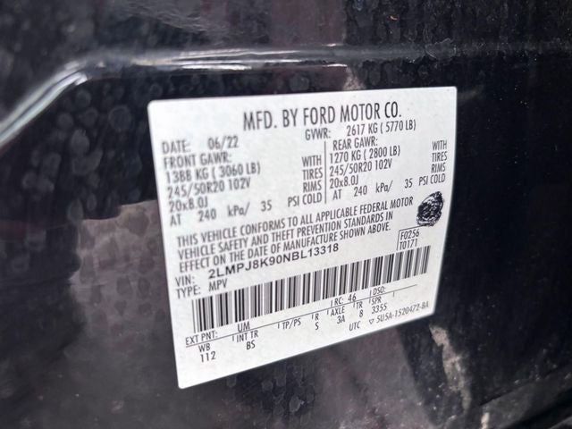 2022 Lincoln Nautilus Reserve