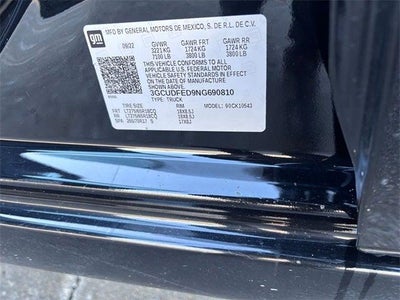 2022 Chevrolet Silverado 1500 4WD Crew Cab Short Bed LT Trail Boss