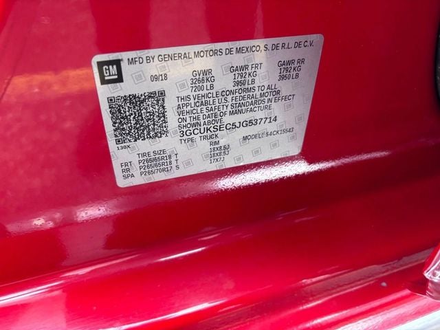 2018 Chevrolet Silverado 1500 2LZ