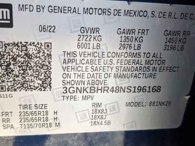 2022 Chevrolet Blazer AWD 2LT