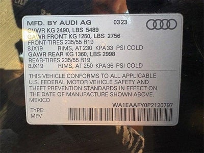 2023 Audi Q5 Premium Plus 45 TFSI S line quattro