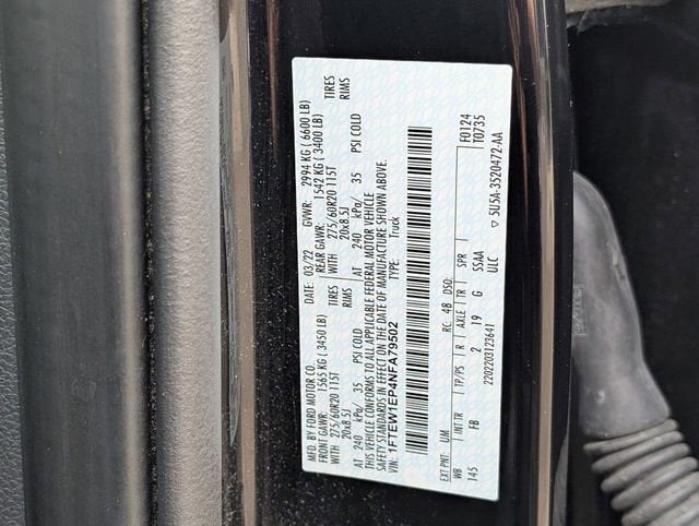 2022 Ford F-150 XLT