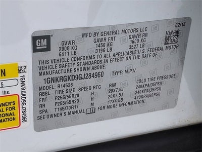 2016 Chevrolet Traverse LT