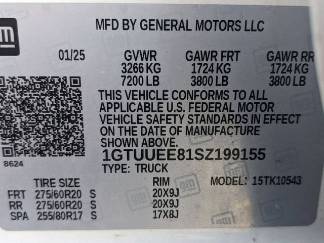 2025 GMC Sierra 1500 AT4