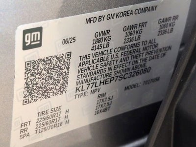 2025 Chevrolet Trax LT