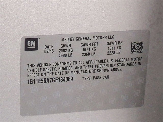 2016 Chevrolet Malibu Limited LTZ