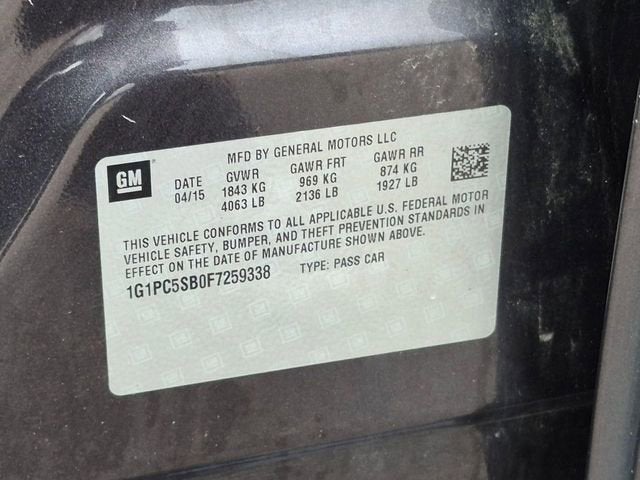 2015 Chevrolet Cruze LT