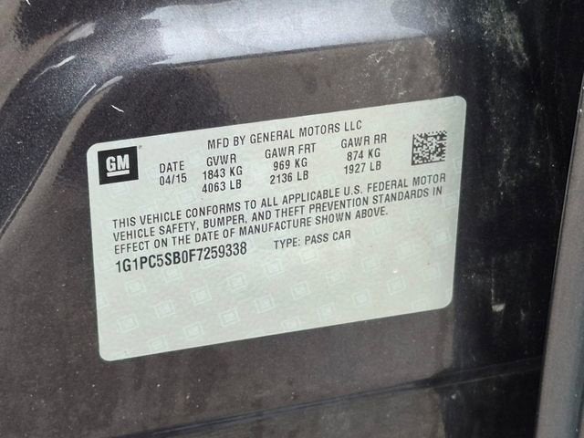 2015 Chevrolet Cruze LT
