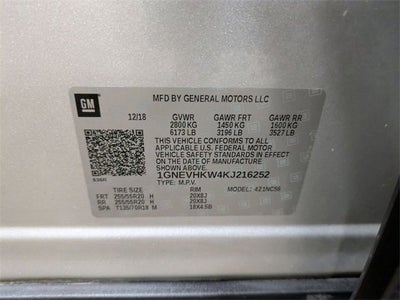 2019 Chevrolet Traverse LT Leather