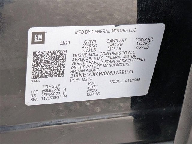 2021 Chevrolet Traverse RS