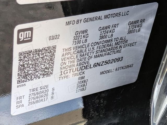 2022 GMC Sierra 1500 SLT