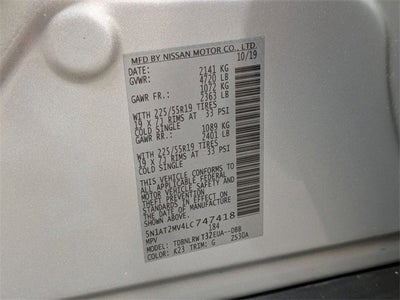 2020 Nissan Rogue SL Intelligent AWD