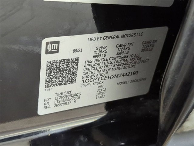 2021 Chevrolet Silverado 1500 Custom Trail Boss