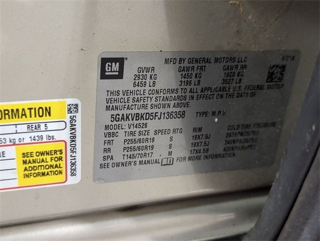 2015 Buick Enclave Leather