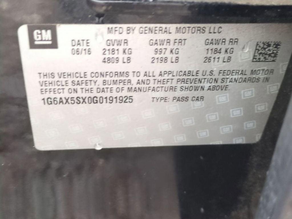 2016 Cadillac CTS Luxury Collection AWD