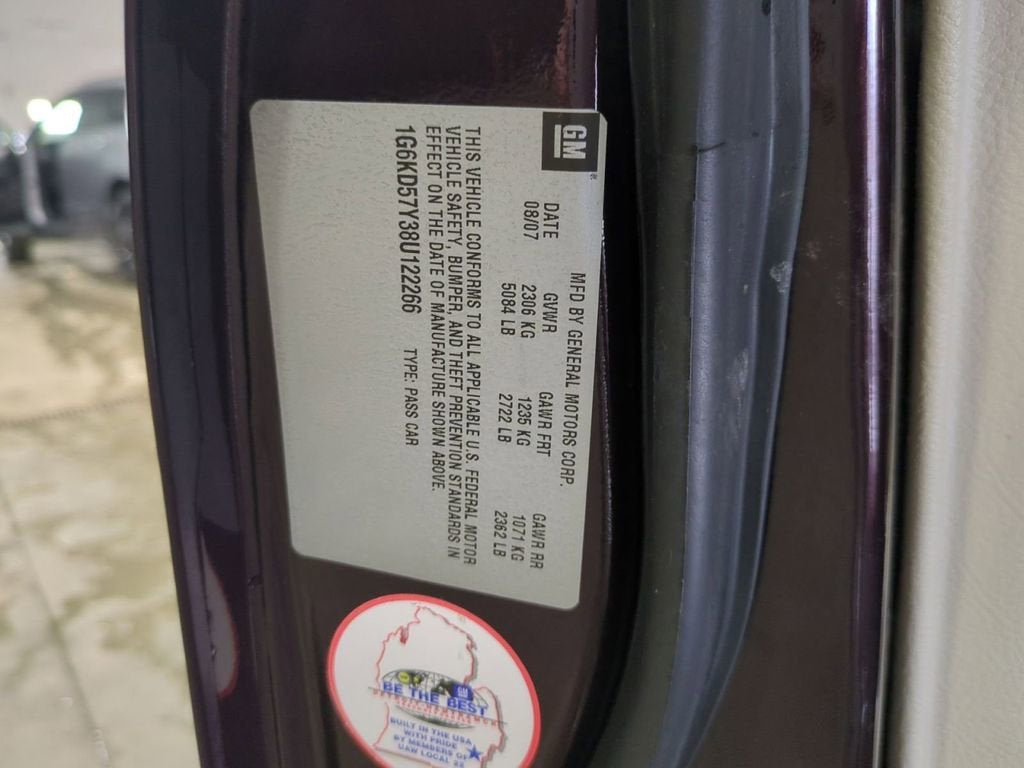 2008 Cadillac DTS w/1SD