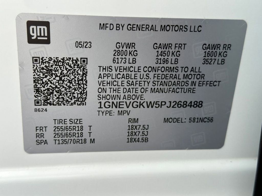 2023 Chevrolet Traverse LT Cloth