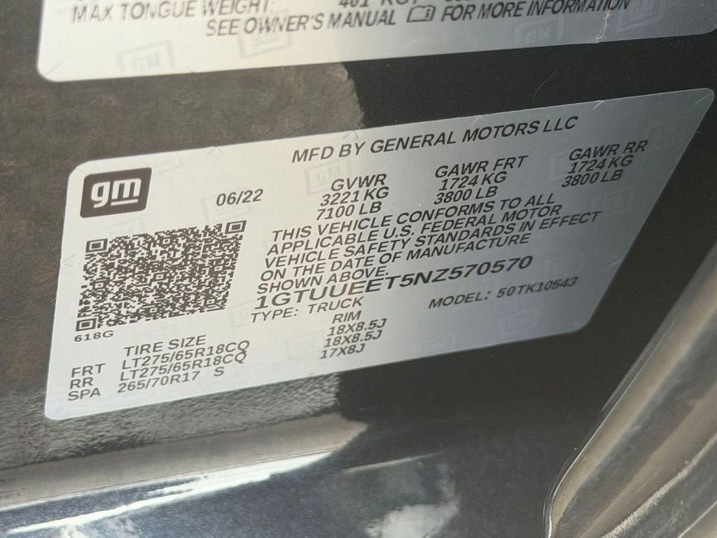 2022 GMC Sierra 1500 AT4