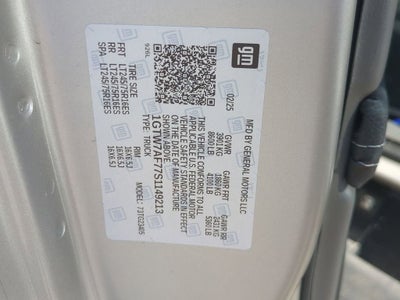 2025 GMC Savana Cargo 2500 Work Van