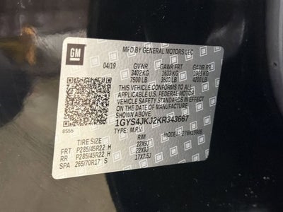 2019 Cadillac Escalade ESV Premium Luxury