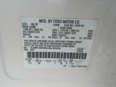 2020 Lincoln Nautilus Reserve