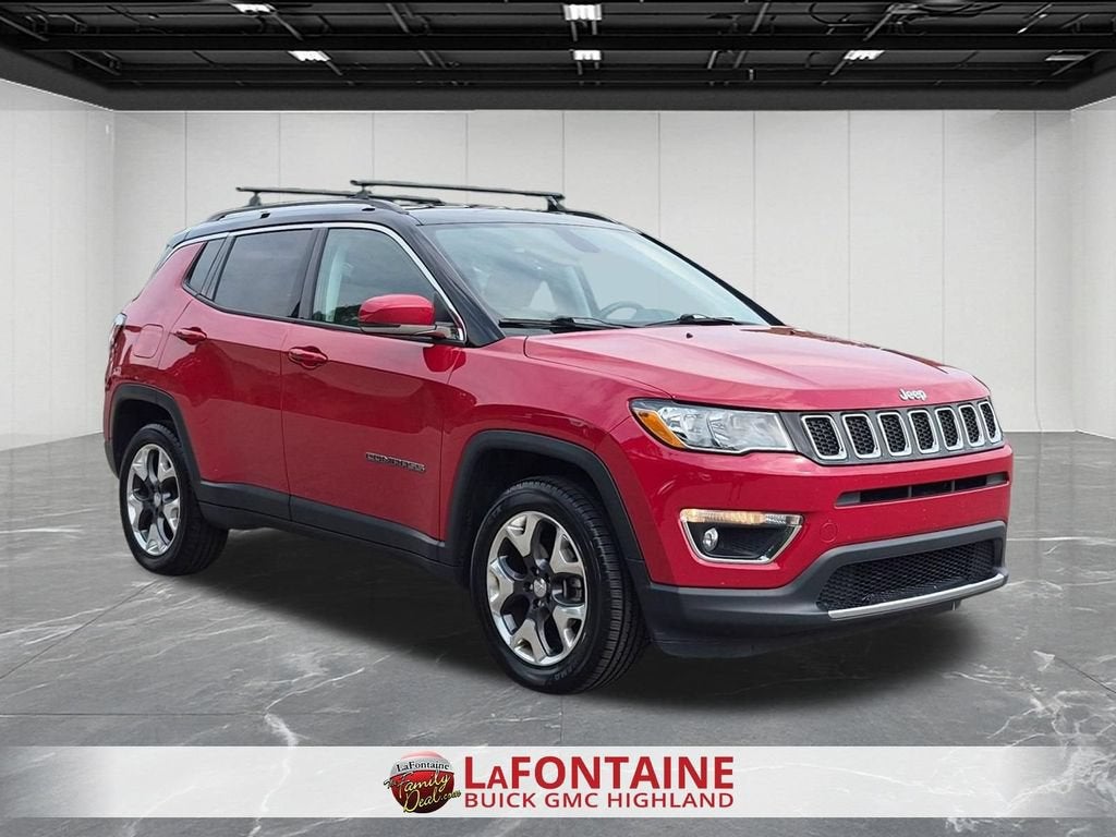 Used 2018 Jeep Compass Limited with VIN 3C4NJDCB3JT360617 for sale in Highland Charter Township, MI