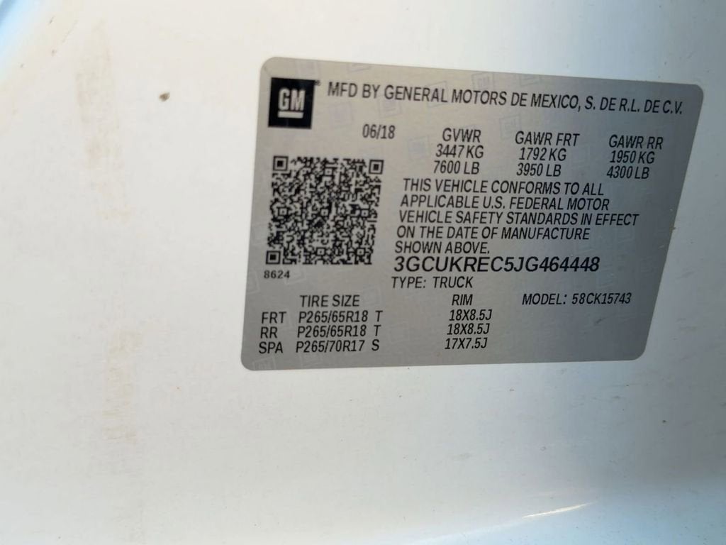 2018 Chevrolet Silverado 1500 LT