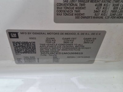 2021 GMC Sierra 1500 Elevation