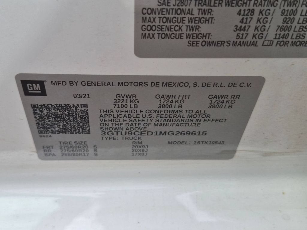 2021 GMC Sierra 1500 Elevation