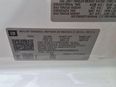 2021 GMC Sierra 1500 Elevation