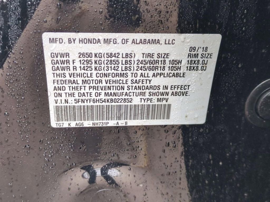 2019 Honda Pilot EX-L