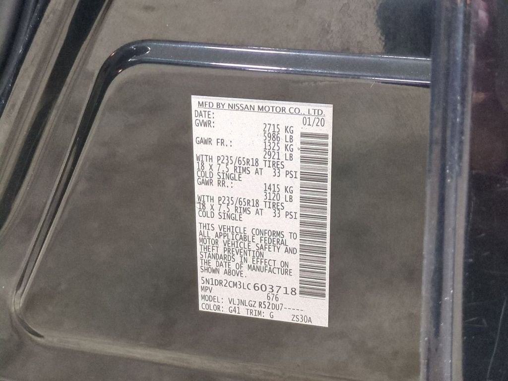 2020 Nissan Pathfinder SL