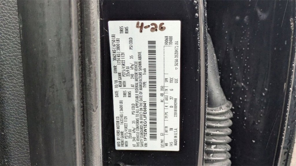 2018 Ford F-150 Limited